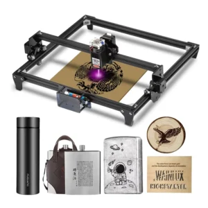Aufero Laser 2 Laser Engraving Machine MAX. 10000mm/Min Higher-Speed Safty Eye Protection Design for Wood Paper Leather Food
