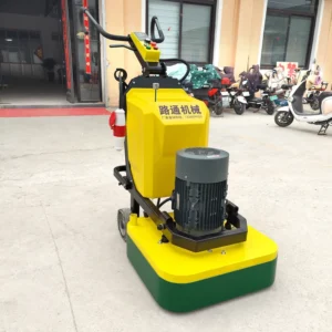 Automatic Concrete Floor Grinder with Engine and Motor Wet Dry Type High Efficiency Dust Vacuum