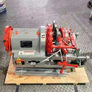 Automatic Manual Retract 220V Galvanized Stainless Steel Pipe Threading and Cutting Machine