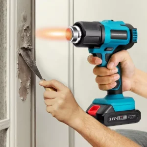BYT-HG03 21V Cordless Heat Gun Portable Electric Hot Air Blower Shrunk Wrap PVC Pipe Installer Pistola De Aire Caliente