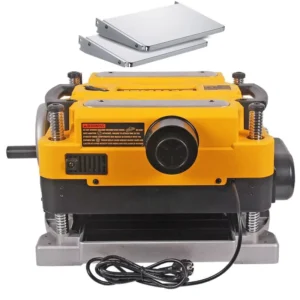 Bench Planer Wood Thickness Planer with Motor Straight Cutter Head 220V