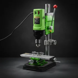 Benchtop Drill Press 220V 1200W Industrial 16mm Cast Iron Base DIY Grade