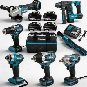 Blue 12 in 1 Brushless Motor Durable Power Tools Factory Price Multi-function DC18V Li-on Power Electric Hardware Tool Set