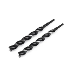 Bright Wood Auger Drill Bit for Wood Woodworking Carbide Tipped Auger Bits with Amber Finish Earth Auger Bit