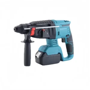 Brushless Cordless Rotary Hammer SDS Plus 26mm 20V Battery Impact Drill Concrete Masonry Demolition Electrical Tools Blue