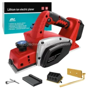 Brushless Electric Planer 15000RPM Cordless Handheld Power Planer Carpenter Home DIY for Milwaukeey 18V Battery No Battery