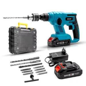 Brushless High Power Lithium Electric Hammer Impact Drill Wireless Pickaxe Drilling Wall Punching Expansion Screws Concrete Rock