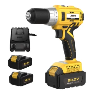 Brushless Home Power Drill Sets Two Batteries and One Charge Cordless Drill Power Tools Lithium Drill Combination Toolbox Car