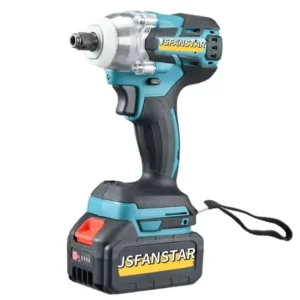 Brushless Nut Torque Cordless 21V Two Batteries Lithium Impact Wrench Drill