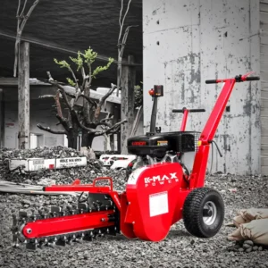 CE Certified 15HP 450cc Petrol Powered Earth Auger 600mm Trench Depth Chain Driven Excavator for Farm Digger Trencher
