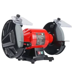 CE Certified Electric 8 Inch 400W 220V MD3220 Yellow Bench Grinder Pedestal Grinding Wheel Machine