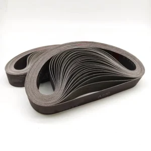 CHGV Flexible 180 Grit 910×50 mm Sanding Belt for Stainless Steel Tube Surface Deburring and Hairline Finishing Process