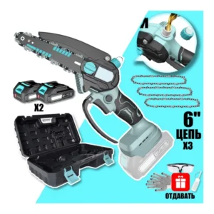 CS06 Mini 6 Inch Brushless Cordless Chainsaw Powerful Steel Lithium Battery Combo Kit DIY Industrial Handheld Electric