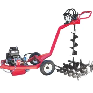 China 9Hp Gas Powered Post Hole Digger Hydraulic Post Hole Digger