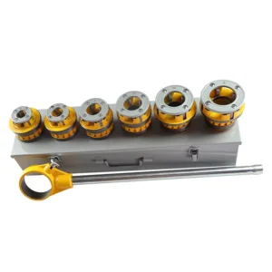 China Factory 12R Steel Electric Pipe Threader Machine Ratchet Tube Cutting Tool Hand Tools