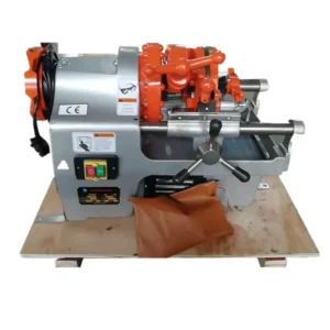 Chinese Factory 750W Automatic Heavy Duty Power BSPT NPT 1 2″ 3 4″ 1″ 2″ Rex Pipe Threader Electric Pipe Threading Machine