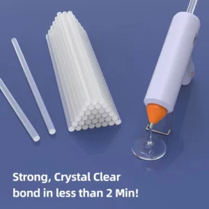 Cold Silicone Bars Transparent EVA 7mm 11mm 20cm 30cm Thermo Glue Rod Hot Melt Adhesive Glue Stick for Glue Gun