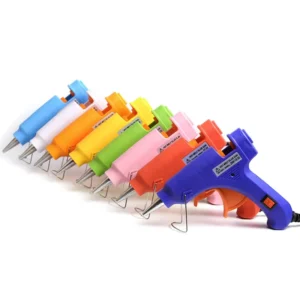 Colorful Hot Melt Glue Gun Single Temperature 1/4 in X 3 Glue Stick for DIY Handmade Beauty Sewing Warranty