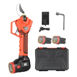 Compact 40mm Rechargeable 21V Battery Powered Telescopic DIY Grade Electric Pruning Shears Cordless Gardening Pruning Shears
