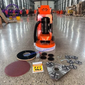 Concrete Grinder with Built in Vacuum 350/400MM Working Diameter Concrete Polishing Machine Hand Push 220V/380V Floor Grinder