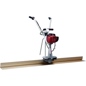 Concrete Power Screed Vibrating Ruler with Walking Wheels Motor 1.2KW Screed Machine