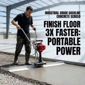 Concrete Screed Vibrator Levelling Machine 1-4M Gasoline Power Concrete Vibrator Screed Leveller Cement Floor Leveling