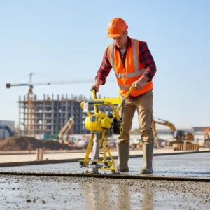 Concrete Screed Vibrator Levelling Machine 1-6M Gasoline Power Concrete Vibrator Screed Leveller Cement Floor Leveling