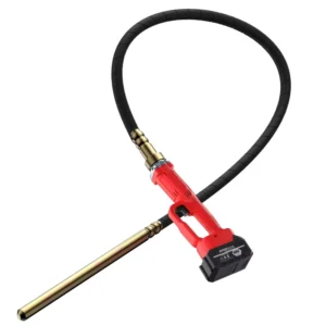 Concrete Vibrator Concrete Poker Handheld Rechargeable 2500RPM Concrete Vibrating Motor Cordless Industrial Cement Vibrator