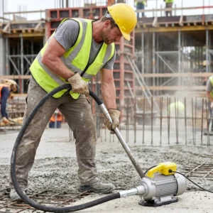Concrete Vibrator Portable Concrete Vibrator Construction Machinery High Efficiency Motor Immersion Concrete Vibrator