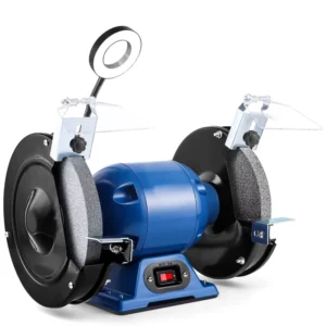 Corded Electric Bench Grinder for Sharpening and Grinding 3.2 Amp 8 Inch High Speed 3560 RPM 1 2 HP Table Grinder