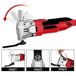 Corded Oscillating Tool 220V 220w 2500RPM Multi Purpose Cutting Tool for Metal Wood Cutting