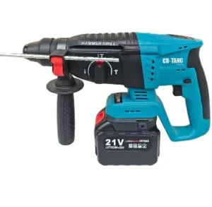 Cordless 21V Battery Powered Lithium Hammer Drill with Brushless Motor 95.9ft lb Torque & 4300 BPM for DIY Concrete Drilling