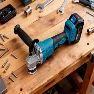 Cordless Angle Grinder Efficient Electric Tool DIY Projects Adjustable 21V Battery Voltage