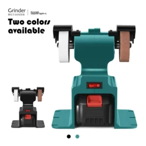 Cordless Bench Grinder 20V Li ion Rechargeable Electric Grinding Tool with 20mm Wheel and Dust Management Included