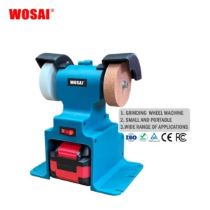 Cordless Bench Grinder 20V Li ion Rechargeable Electric Grinding Tool with 20mm Wheel and Dust Management Included
