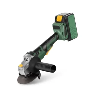 Cordless Brushless Angle Grinder 21V 125mm with 4 0Ah Lithium Battery 3 Speed Adjustable for Wood Metal and Stone Cutting