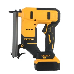 Cordless Brushless Nail Gun 50pcs min Nailing Speed 100 Nail Capacity 1.5 15AH Lithium Battery Tool