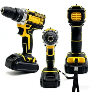 Cordless Drill Impact Driver Electric Screwdriver Rechargeable Lithium Battery Hand Drill Set Professional Grade OEM