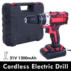 Cordless Drill Set 21PCS 21V Brushless Motor Lithium-Ion Battery Electric Screwdriver Practical Repairing Power Tool