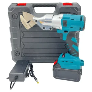 Cordless Electric Iron Scissors 30MM Lithium Battery Powered Hedge Trimmer Stainless Steel Metal Cutting Power Shears