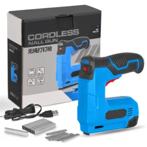 Cordless Electric Nail Gun Lithium Nail Gun for Woodworking Small Portable Nail Gun for Household Use
