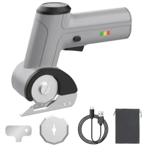 Cordless Electric Scissors Rechargeable Cardboard Cutter Battery Box Cutter Power Shear for Carpet Carton Plastic Leather Cloth
