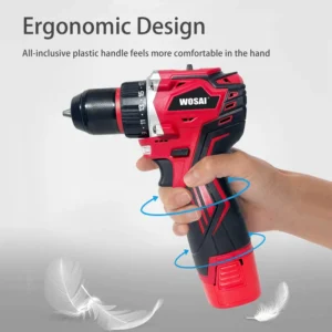 Cordless Hammer Drill Lithium Battery Brushless Motor 16V 45n.M 3/8 Inch Electric Drill Cordless Drill Power Tool Set