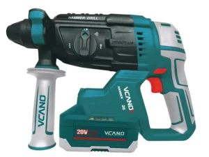 Cordless Industrial Grade Hammer Drill Power Tool with 21.6V Li ion Battery 3600BPM Impact Energy for Wood & Concrete Drilling