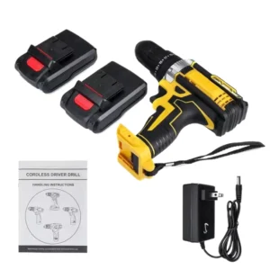 Cordless Portable Drilling Machine Power Tools 10mm Hand Tool Set