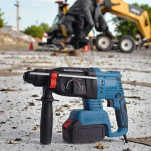 Cordless Rotary Hammer Drill 21V Powerful Multi-Function Tool for Demolition and 28mm Drilling