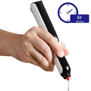 Cordless Speed Heating Glue Pen 6 Seconds Preheat Automatic Glue Stick Feeding Mini Hot Glue Gun
