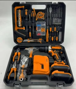 Cross-border Household Multi-functional Impact Drill Cordless Drill Electric Screwdriver Power Tool 18-21V Reversible
