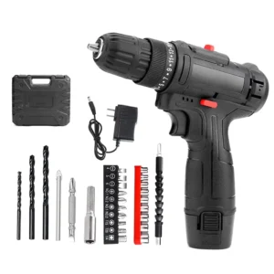 Custom Hand Drill Machine Lithium Battery Power Tools Drill Set Cordless Hammer Drill