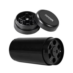 Custom Logo Acceptable Recharge Electric Shake Herb Tobacco Grinder With Stash Container